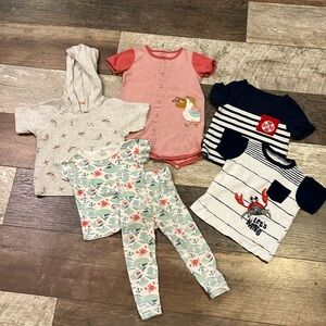 24 Month boy nautical bundle, tshirts are 2T